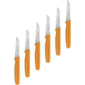 Sebze Bıçak 11 cm Turuncu 6'lı