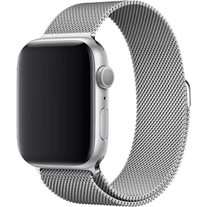 Apple Watch Seri 9 8 7 6 5 4 3 Se 38-40-41 MM Ebatlar İçin Milano Loop Çelik Örme Kordon