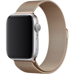 Apple Watch Seri 9 8 7 6 5 4 3 Se 38-40-41 MM Ebatlar İçin Milano Loop Çelik Örme Kordon