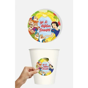 Neşeli Günlerim Pamuk Prenses Sticker Yapışkanlı Kağıt