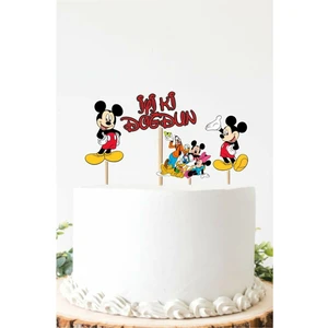 Neşeli Günlerim Mickey Mouse Pasta Süsü
