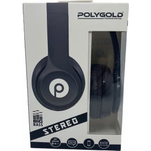 Polygold Streo Big Bos Kulaklık SİYAH