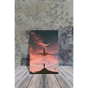 Mdf Tablo  Uçak 20 x 30 cm