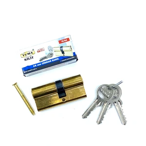 Yuma Kilit Silindirli Barel 68MM YM-B68 (Sarı)