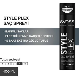Style Plex Kabarma Önleyici Saç Spreyi Extra Güçlü 4