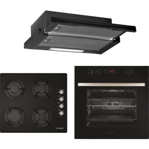 Black Style 627 3'lü Siyah Ankastre Set (F5 Ecr - Gls 640 - Mfa 627)