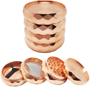 Grinder Herbal Öğütücüsü Parçalayıcı Rose Renk 56 mm RB81RS