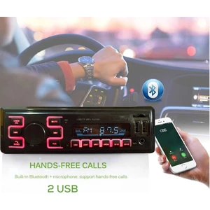 Hızlı Şarjlı 2xUSB Oto Teyp Bluetooth Sd Aux 2 yıl garantili