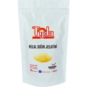 Toz Sığır Jelatini Helal Sertifikalı Yenilebilir 100 gr