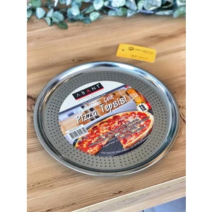 Paslanmaz Çelik Pizza Tepsisi 28 cm