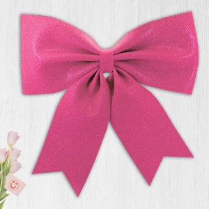 Süsle Bebek ve Parti Simli Eva Fiyonk, 40 cm x 33 cm - Pembe