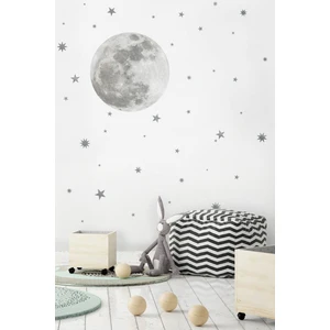 Duende Sticker Dolunay ve Yıldızlar Duvar Stickerı