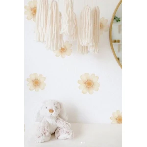 Duende Sticker Watercolor Soft Papatya Duvar Stickerı