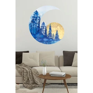 Duende Sticker Yuvarlak Bohem Dolunay Duvar Stickerı