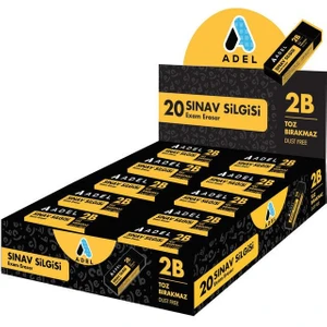 2b Sınav Silgisi Büyük Boy 20'li Kutu
