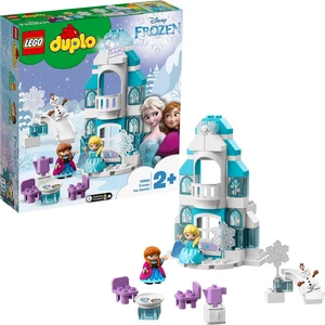 DUPLO Disney Karlar Ülkesi Buz Şatosu 10899 - 2 Yaş ve Üzeri İçin Anna; Elsa ve Olaf Figürü İçeren Eğitici Yapım Seti (59 Parça)