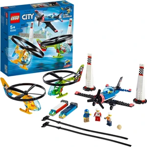 City Hava Yarışı 60260 - Çocuklar İçin Yaratıcı Oyuncak Yapım Seti (140 Parça)