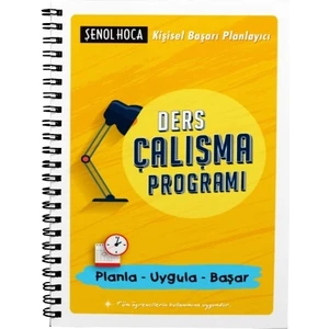 Şenol Hoca Yayınları Ders Çalışma Programı