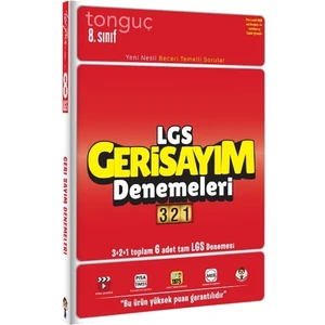 Tonguç Akademi LGS Geri Sayım Denemeleri 321