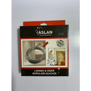 Lavabo ve Gider Boruları Açacağı Çelik Susta(Kılavuz) 8mt