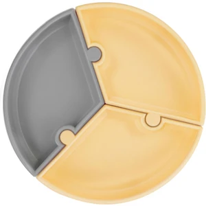 Silikon Puzzle - Mellow Yellow/Powder Grey