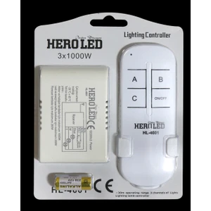 Hero Led Heroled Uzaktan Elektrik Kontrol ve Avize Kumandası 3'lü Sistem