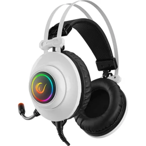 Rm-K1 Pulsar Beyaz USB 7.1 Surround+Titreşim Rgb Işık Efektli Gaming Oyuncu Mikrofonlu Kulaklık
