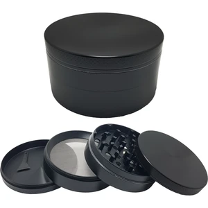 Siyah 75 Mm. 4 Katlı Grinder Herbal Öğütücüsü Parçalayıcı RB82SY