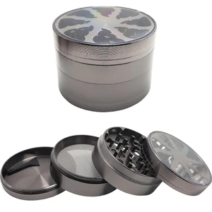 Gri 63MM. 4 Katlı Grinder Herbal Öğütücüsü Parçalayıcı RB83GR