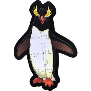 Farbu Oyuncak Penguen 12 Pcs Eğitici Ahşap Puzzle FBP37