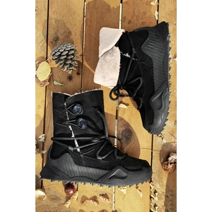 Big King Siyah Kürklü Peluş Kadın Bot