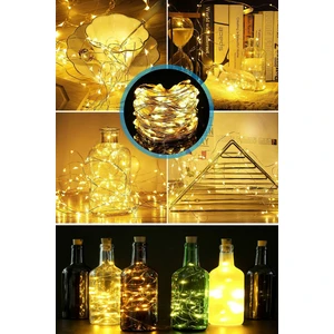 Hediye Ofisi 3 Metre Pilli LED Şerit + 14 Mini Mandal