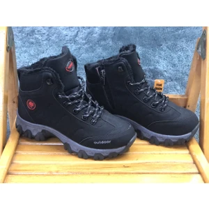 Garson Boy Fermuarlı Autdor Içi Tüylü Spor Çocuk Botu