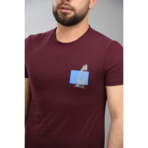 Mnt 2194 Bas. Sup. T-Shirt Vişne
