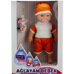 Şimşek Toys Şimşek Emzikli Ağlayan Bebek Turuncu
