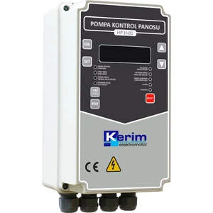 Kerim Elektro Motor Derin Kuyu Dalgıç Panosu - Monofaze (0,37 - 2,2)