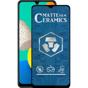 Case World Caseworld Samsung Galaxy M32 Tam Kaplayan Mat Seramik Nano Esnek Ekran Koruyucu Cam