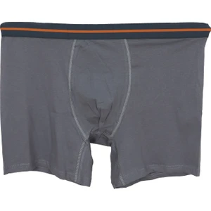 Erkek Büyük Beden Battal Boy Likralı Boxer Gri 3XL-10XL