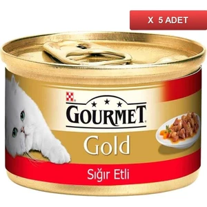 Gourmet Gold Sığır Etli Konserve Mama 85 gr