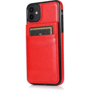 Apple iPhone 11 (6,1 Inç) ile Uyumlu Çoklu Kart Yuvası Arkadan Çevirmeli Telefon Koruyucu Kılıf (Yurt Dışından)