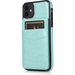 Apple iPhone 11 (6,1 Inç) ile Uyumlu Çoklu Kart Yuvası Arkadan Çevirmeli Telefon Koruyucu Kılıf (Yurt Dışından)