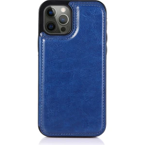 Apple iPhone 12 Pro Max (6,7 Inç) ile Uyumlu Çoklu Kart Yuvası Arkadan Çevirmeli Koruyucu Kickstand Kılıf (Yurt Dışından)