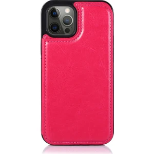 Apple iPhone 12 Pro Max (6,7 Inç) ile Uyumlu Çoklu Kart Yuvası Arkadan Çevirmeli Koruyucu Kickstand Kılıf (Yurt Dışından)