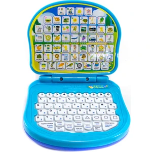 Oyuncak Mini Laptop Melek Mavi Türkçe Ingilizce Eğitici Laptop