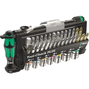Tool-Check Plus Lokmalı Cırcır Kollu Bits Set 05056490001