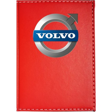 Promosyon Denizi Volvo Logolu Kırmızı Ruhsat Kabı Fiyatı