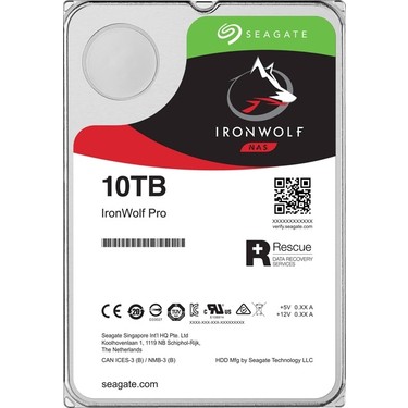 IronWolf Pro 10TB 3.5インチHDD[新品●未開封] Seagate Ironwolf Pro 3.5 10TB 7200RPM 256MB Sata 3 Sabit Fiyatı