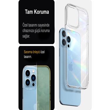 Kzy Apple iPhone 13 Kılıf Clear Şeffaf Kapak Fiyatı