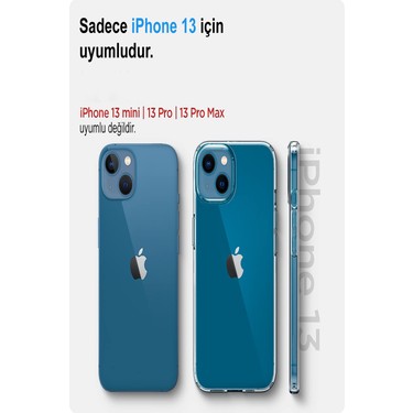 Kzy Apple iPhone 13 Kılıf Clear Şeffaf Kapak Fiyatı