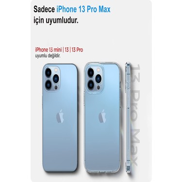 Kzy Apple iPhone 13 Pro Max Kılıf Clear Şeffaf Kapak Fiyatı